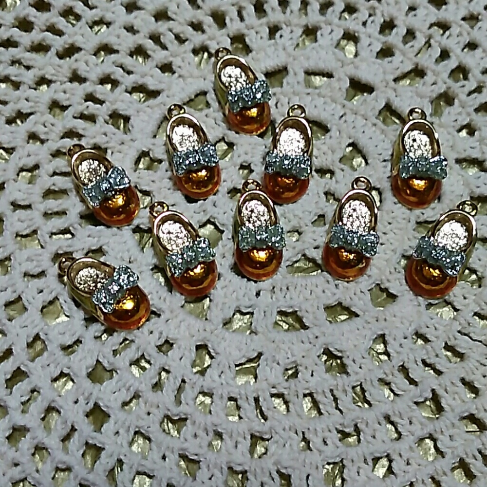 Baby shoe charms
